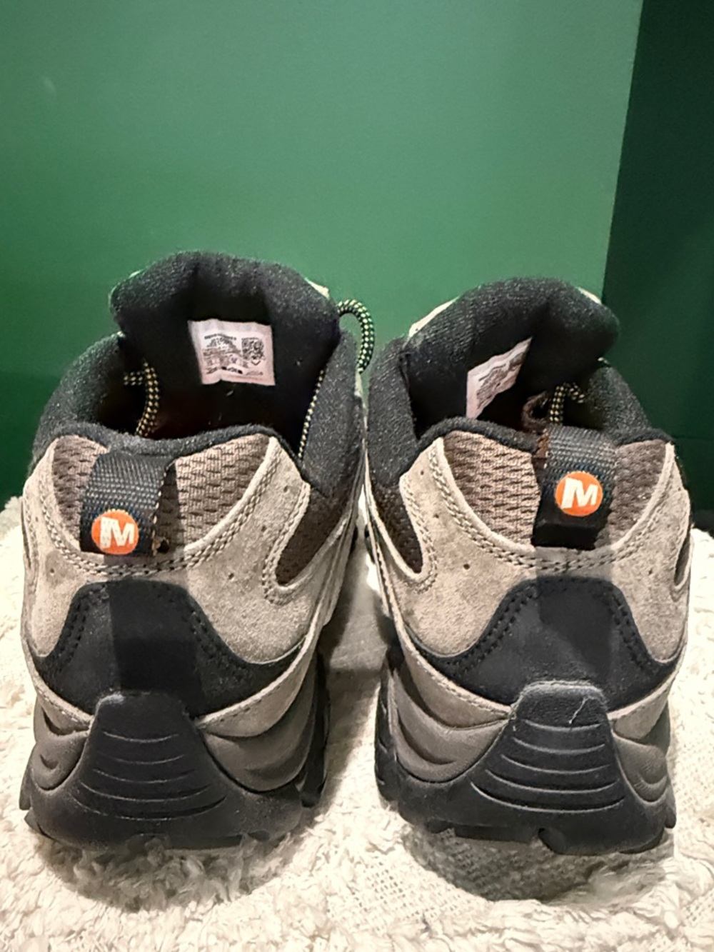 Merrell Men's Gray and Black Trail Running Shoes - Picture 5 of 9